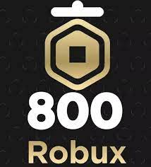 800 Robux Card